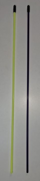 H41082 Antennenrohre gelb und violett/300mm 2 Stück mit Kappe